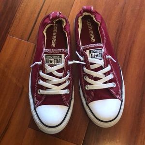 Red slip-on Converse Sneakers ❤️